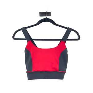 Ivy Park Colorblock X-Back Sports Bra Red Blush Pink Size Small‎